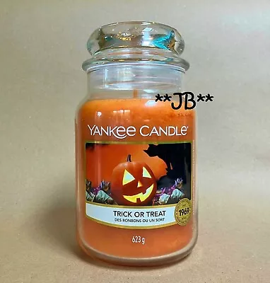 Yankee Candle 623g Large Jar  Trick Or Treat  RARE Halloween Candle - Retired • £49.99