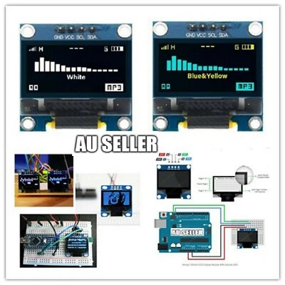 $8.50 • Buy OLED Display 0.96  Inch 128x64 I2C SSD1306 Arduino Uno Mega 2560 Respberry PI 