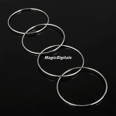 £5.42 • Buy 10cm 1set Four Chain Chinese Linking Metal Rings Magic Tricks Close Up Stage Kit