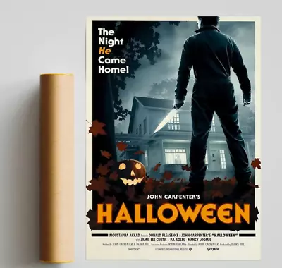 Halloween 1978 Movie Michael Myers John Carpenter Vintage Home Wall Decor Poster • $21.95