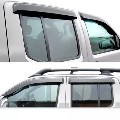 4x Weather Shields Window Visors Weathershields For Nissan Navara D40 2006-2015 • $48.99