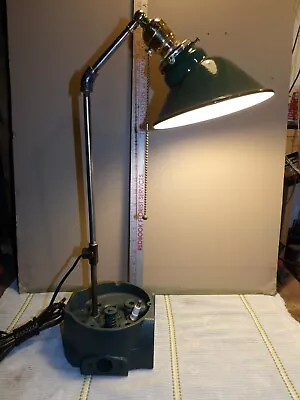 Steampunk Industrial Desk Lamp Handcrafted One Of A Kind • $45