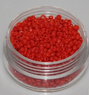 $0.13 • Buy New Diy 500Pcs 2Mm Red Czech Glass Spacer Loose Beads Bracelet Jewelry Making