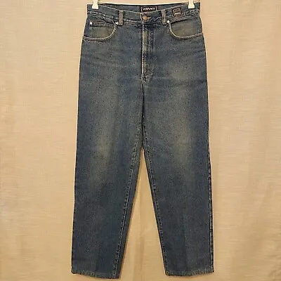 Vintage VERSACE Jeans Couture Straight Men's Denim Jeans Pants - W34 48 • $81.55