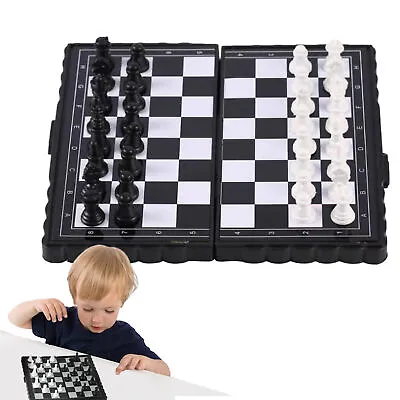 New Portable Magnetic Folding Chess Board Set Games Camping Travel • $8.90