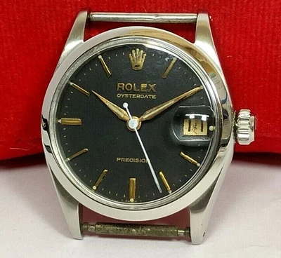 $2875.30 • Buy Vintage Rolex Oyster Date Ref. 6466, Cal 1215 Manual Winding Date Unisex Watch