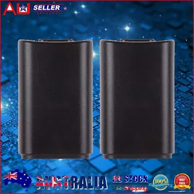 2pcs Battery Pack Cover Shell Case Kit Black For Xbox 360 Wireless Controller AU • $7.09