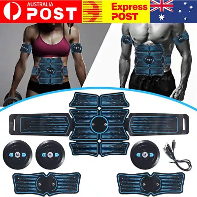 Abdominal Exercise Muscle Trainer Equipments Abs Ab Electric Stimulator Massages • $29.89