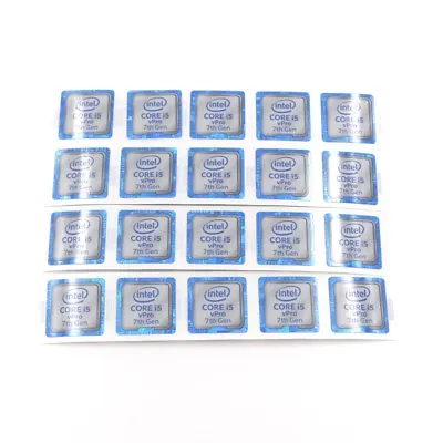 20pcs  New Laptop PC Label Badge Sticker CORE I5 VPro 7th Gen 18*18m ST059  • $4.76