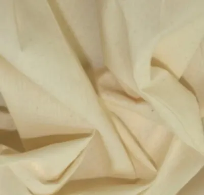 Calico Lightweight Fabric 100% Cotton Plain-Woven Dressmaking Crafts 150cm Wide • £1.50