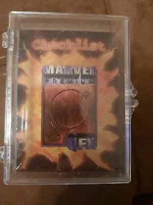 MARVEL PREMIUM QFX 1997 FLEER/SKYBOX COMPLETE TRADING CARD SET OF 72 CARDS X-Men • $21.95