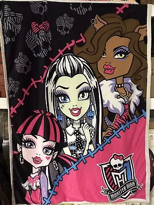 2014 Mattel Monster High Blanket Throw • $25