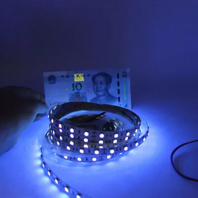 365nm UV Ultraviolet LED Strip Light Flexible 3528 5050 Blacklight Fr Party Room • $19.69