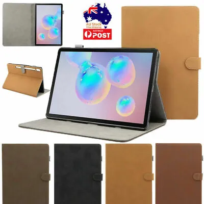 For Samsung Galaxy Tab A A7 S3 S4 S6 S7 Magnetic Leather Flip Case Cover • $100