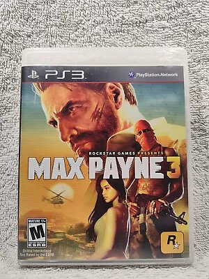 Max Payne 3 - (PS3 2012) *CIB* Great Condition* Black Label* FREE SHIPPING!!! • $19.99