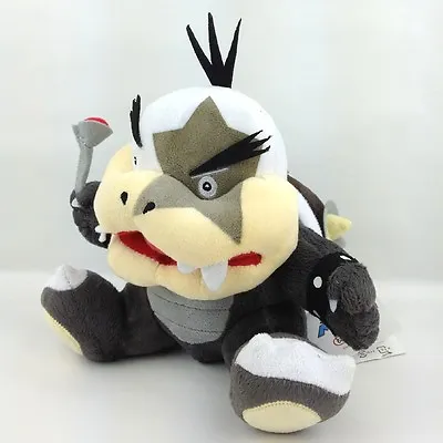 Morton Koopa Jr. Super Mario Bros Plush Toy Big Mouth Koopalings Bowser Kids 7“ • $13.99