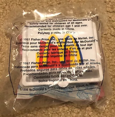 Vintage 1998 Fisher Price Fun Food McDonald's Chicken Nugget Happy Meal Box • $25