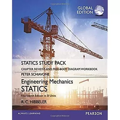 £16.92 • Buy Engineering Mechanics: Statics, Study Pack, SI Edition  - Paperback NEW Hibbeler