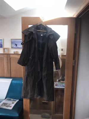 £15 • Buy Thomas Cook Oilskin Coat Australian Professional Size 3 S Like Dryzabone