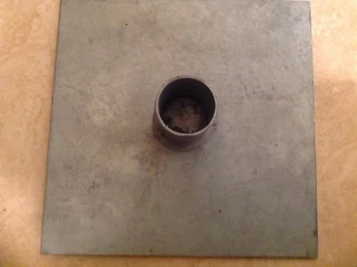 £19.99 • Buy Square Mast Base Plate(Galvanised) 23 Cm X 23 Cm ( Stub Is 60mm High By 45mm Dia
