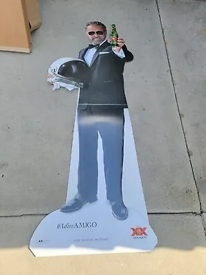 Dos Equis Beer Most Interesting Man In The World Lifesize Cardboard Bar Sign • $99