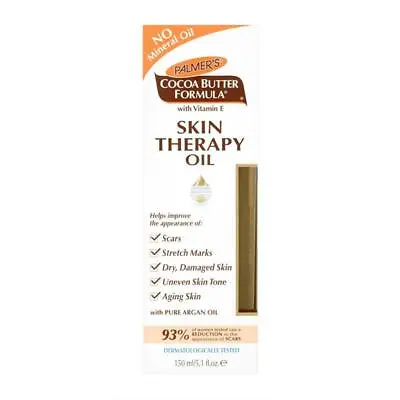 Palmers Cocoa Butter Formula Skin Therapy Oil With Vitamin E Body & Face 150ml • £12.68