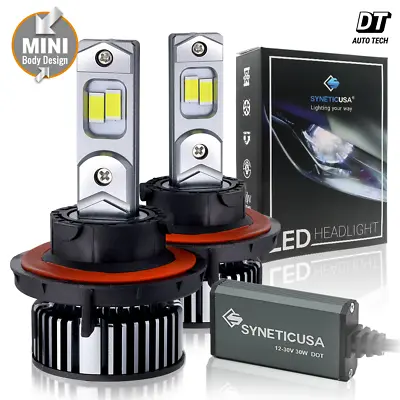 Syneticusa 9008 H13 CSP LED Headlight Bulb Kit High Low Beam Light 6000K White • $34.19