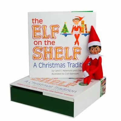 The Elf On The Shelf®: A Christmas Tradition With Brown Eyed Dark Skin Tone Gi • £3.68