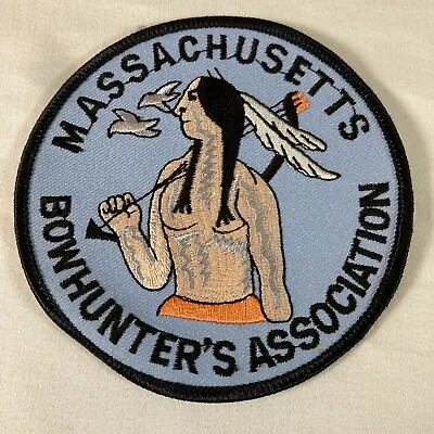 Rare Archery Massachusetts Bowhunters Association Bow And Arrow Patch Hunting • $19.99