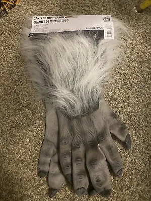 Werewolf Gloves Costume Accessory Adult Halloween • $10