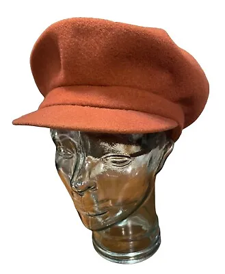 Vintage 60s 70s Kangol Wool Made In England Mod Hippy Bell Cap Hat Mens Size L • $29.99