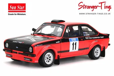 SUNSTAR Ford Escort RS 1800 Colin McRae Manx Rally 1/18 Scale Diecast H4854 • £114.99