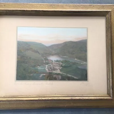 Wonderful SAWYER Hand Colored Photograph “OVERLOOKING DIXVILLE NOTCH” Circa 1925 • $58