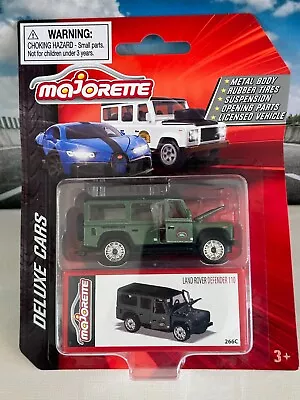 Majorette Land Rover Defender 110 Die Cast Vehicle GREEN New • $5.95