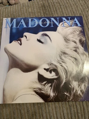 £5 • Buy Madonna - True Blue Vinyl  LP Record With Lyrics Inner 1986