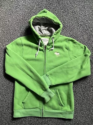 Abercrombie & Fitch Green Hoodie - Size XL • £8.99