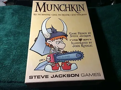 Original Munchkin 1st Edition Base Set Excellent Condition Wildly Popular Easy!! • $19.95