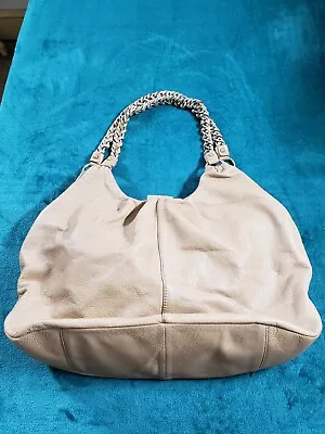 Elliott Lucca Hobo Handbag Purse Womens Cow Leather Ladies Double Chain Handles • $14.97