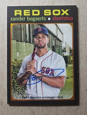 2021 Topps Tribute 1971 Xander Bogaerts Auto /25 Boston Red Sox Autograph • $59.40