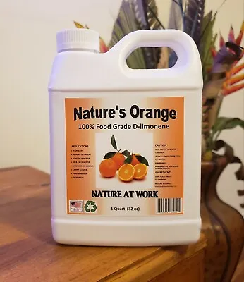 $28.99 • Buy Natures Orange 100% Pure Food Grade D-Limonene (Orange Oil Citrus Extract)32floz