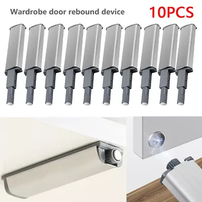 1-10PCS Magnetic Push To Open Touch Pressure Catch Latch Drawer Cupboard Cabinet • £3.54