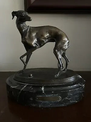 Early PJ Mene Bronze On Thick Marble Base • $1250