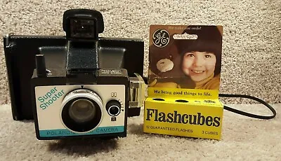 Untested Polaroid Super Shooter Land Camera With GE Flash Cubes • $9
