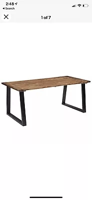 $699 • Buy Dining Table As New6-8 Seater Hard Wood- Vic Ash New Without Chairs Gloss Finish