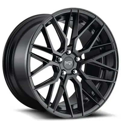 (4) 19  Staggered Niche Wheels M190 Gamma Matte Black Rims(B41) • $1344