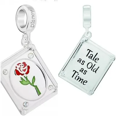 £49.99 • Buy Genuine CHAMILIA DISNEY Beauty And The Beast A TALE AS OLD AS TIME Charm Bead 