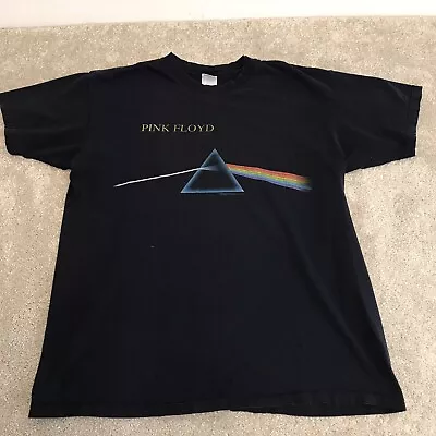 Vintage Pink Floyd Dark Side Of The Moon T-Shirt Mens Large 1996 Two Sided Anvil • $34.99