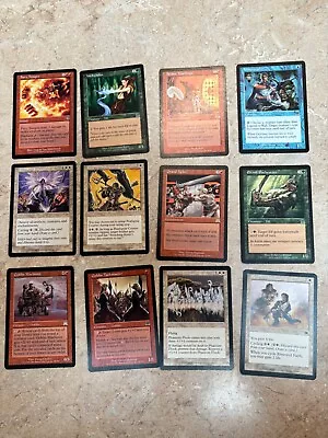 12 MTG Magic The Gathering Lot 12 Vintage Collection 1993 - 2001 Rare • $18