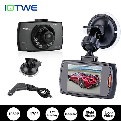 $18.79 • Buy IOTWE Dash Cam Car DVR Front Night Vision 1080P Full HD Driving Video Recorder