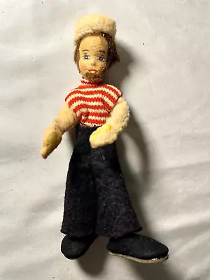 Vintage RARE Erna Meyer Sailor Man Stockinette Miniature German Doll • $84.95